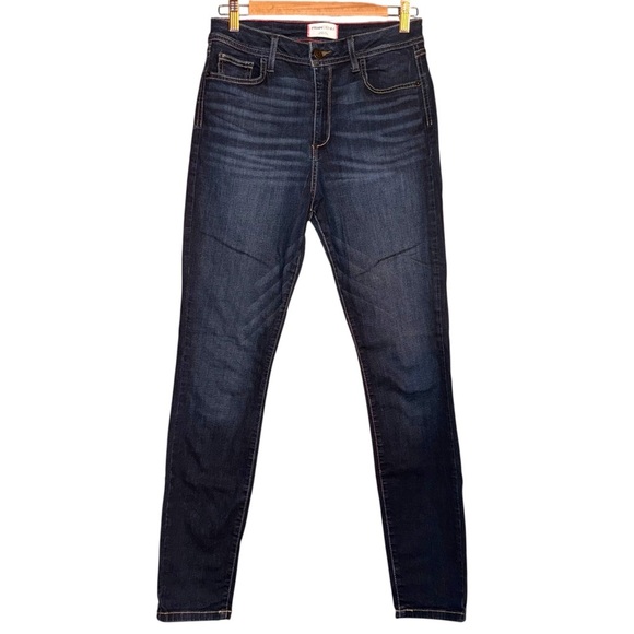 FRAN DENIM April Super High Rise Skinny Jeans Dark Wash Lifter’s Size 27 - Picture 2 of 14